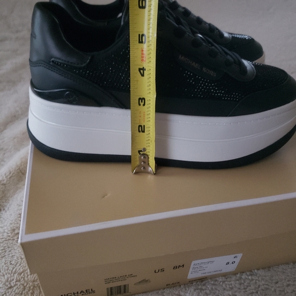 Michael Kors black platform sneakers - Picture 7 of 8
